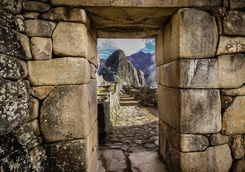 Doorway at Machu Picchu