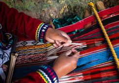 Weaving handicrafts