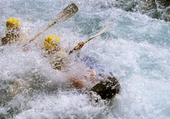 White water rafting in Peru