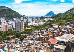 View over favela