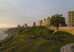 Lima coastline