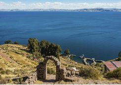 Lake Titicaca view