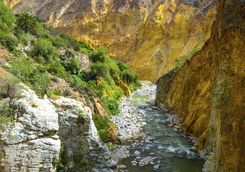 Colca Canyon river