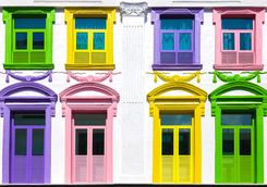 Colourful windows