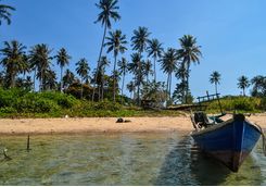 A Boat by a Beach