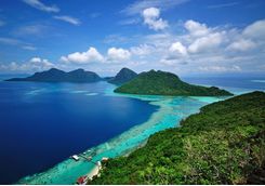 Island Coast from above