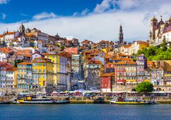 Colourful Porto old city