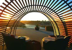 Afternoon sunshine at the Yeatman