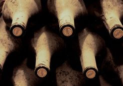 Old wine bottles