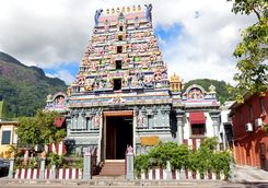 A religious temple in Mahe