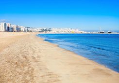 Beach in Tangier