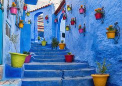 Blue City Streets