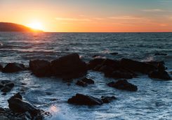 Sunset at Tangier Beach