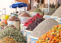 Spices in Marrakech market