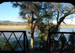Mandrare River Camp tent deck view