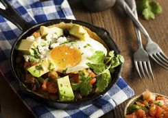 baked mexican eggs