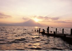 Lake Atitlan sunset