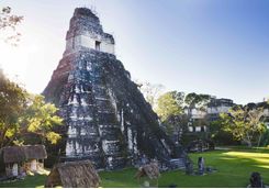 Tikal National Park sunset