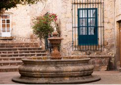 Fountain in a Courtyard