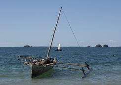 Boat on Nosy Komba
