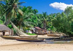 Beach at Nosy Iranja