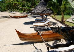 Canoes at Tsara Komba