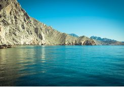The ocean in the Musandam Peninsula