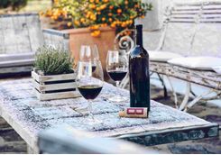 Wine on the terrace