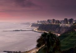 Sunset in Lima