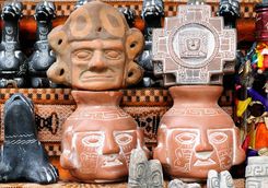 Traditional talisman in La Paz market