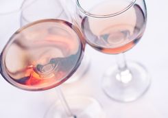 Glass of rose