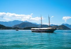 Yacht on Angra dos Reis