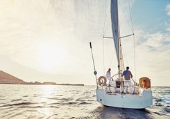 yacht in Portugal