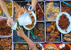 Street food in Kuala Lumpur
