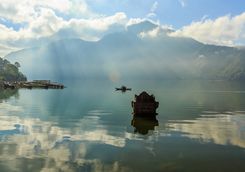 View of the lake