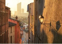 Narrow Street at Dawn