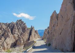 quebrada de las flechas or the 'arrow canyon'