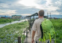 Walking around Nyaung Shwe
