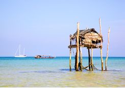 Stilted home in Burma