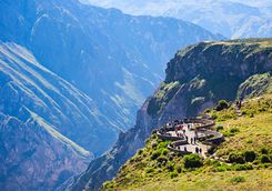 Colca Canyon viewing point