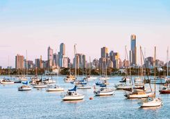 Boats at St Kilda