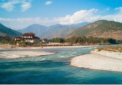River to Punakha Dzong