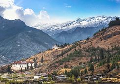 Mountain valley, Thumphu