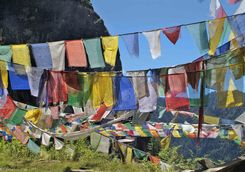 Prayer flags in the highlands