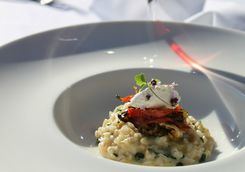 Barley risotto at Appellation