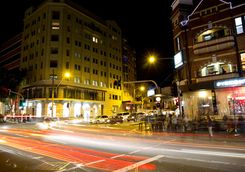 Sydney Street at Night