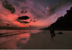 Sunset on Havelock Island
