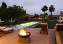 Hotel Pool at Night