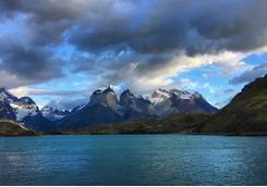 Grey Clouds above Mountains