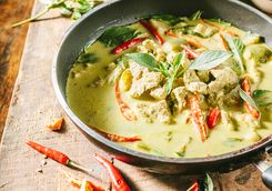 Thai green curry